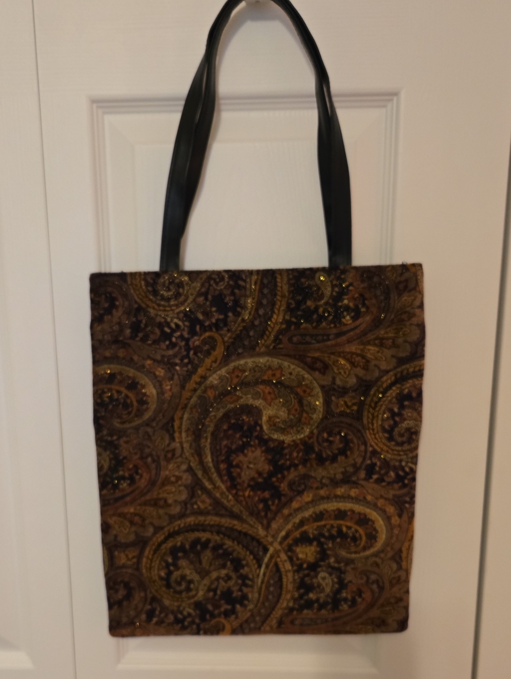 Chico's Paisley Pattern Tote Bag